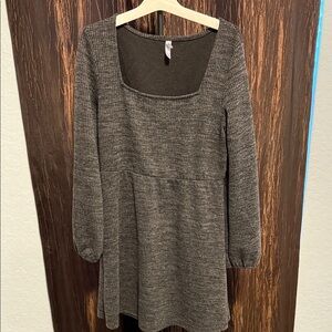Xhilaration Charcoal Knit Dress